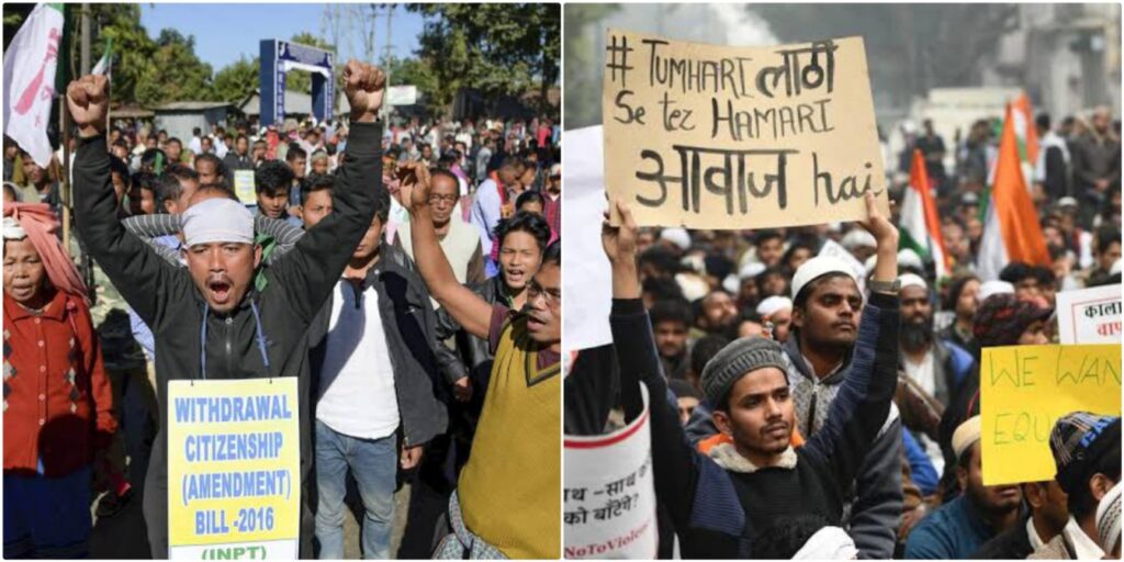 NRC, CAA protest in Assam, JNU & Delhi