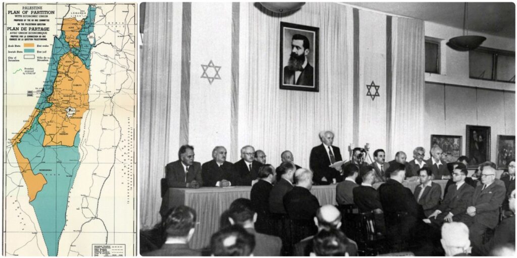 Independence of Israel in 14th May 1948