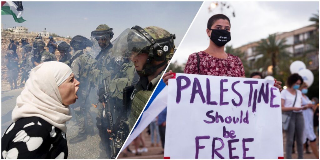 Conflict between Israelis and Palestinians