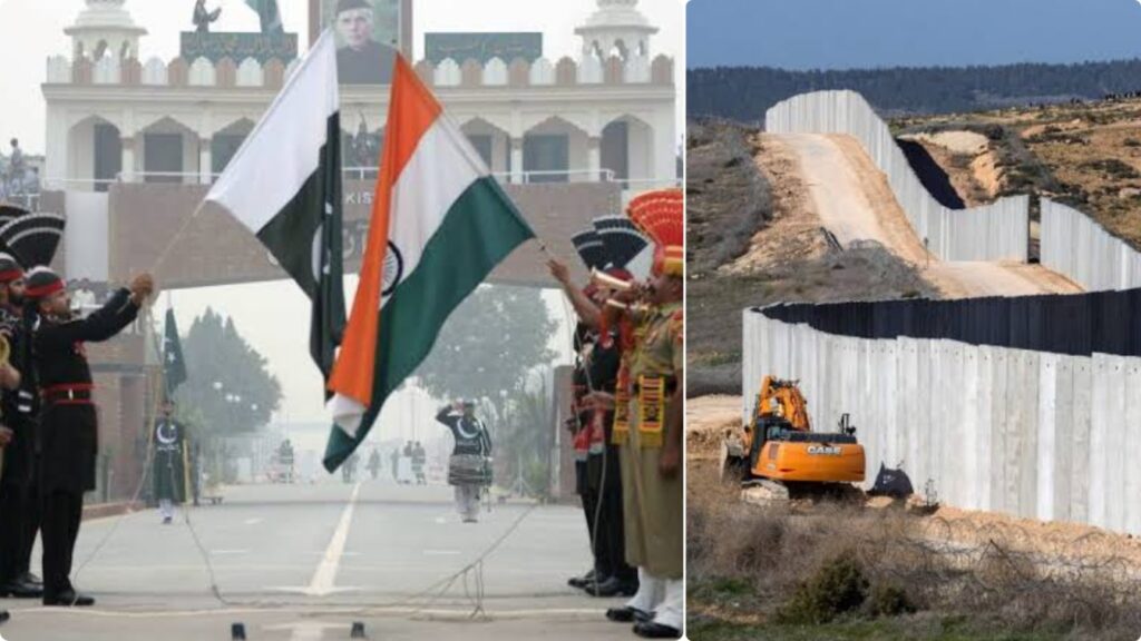 India Pakistan Wagah Border 
and Israel settlements in Palestinian land