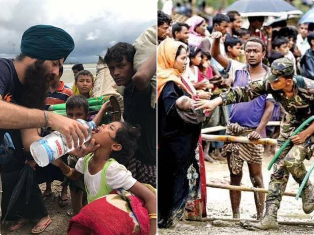 Rohingya refugees in Indian Border
