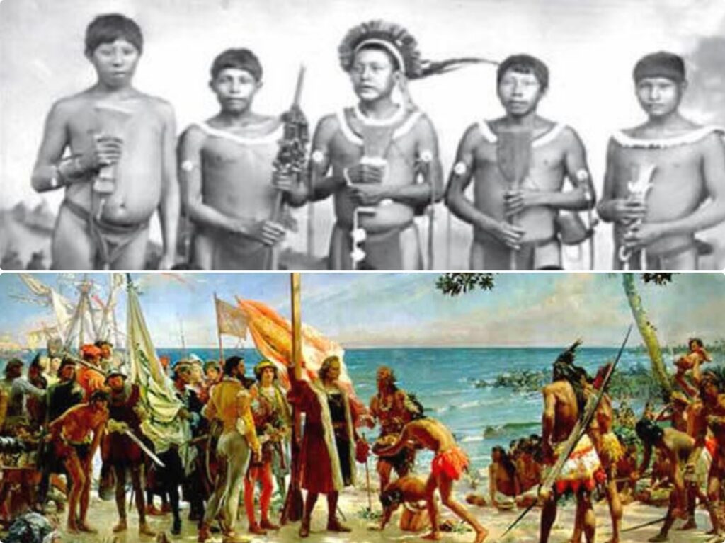 Arawaks and Taino tribe of the Caribbean Island 