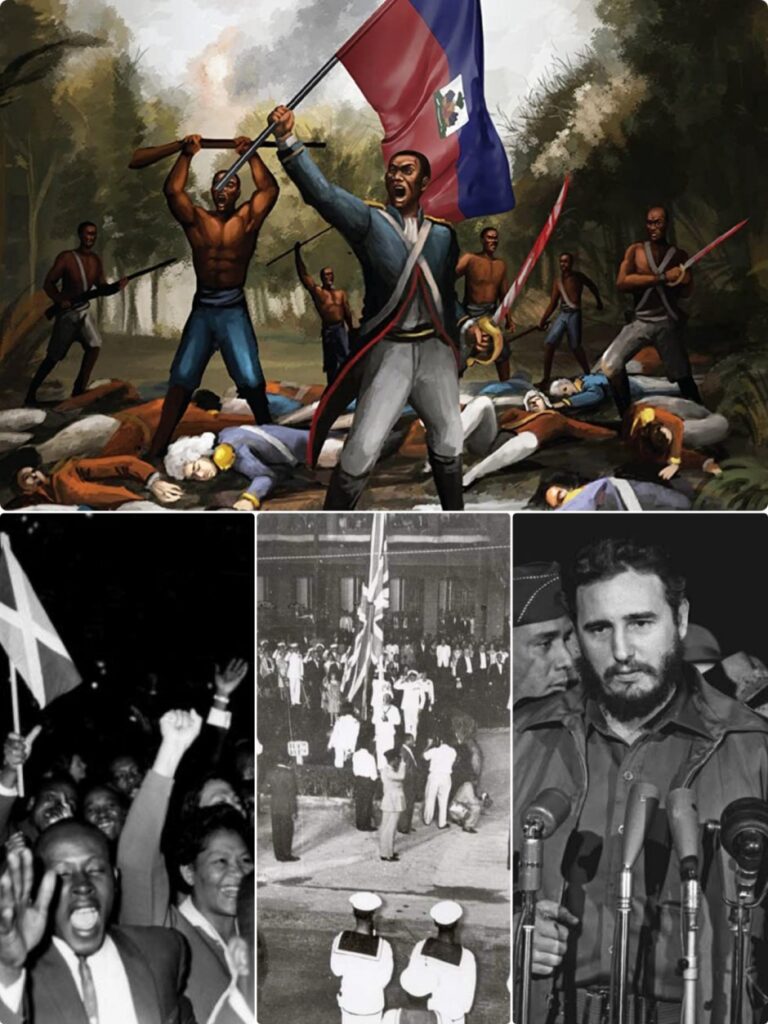 Independence of Haiti, Jamaica, Trinidad and Tobago 