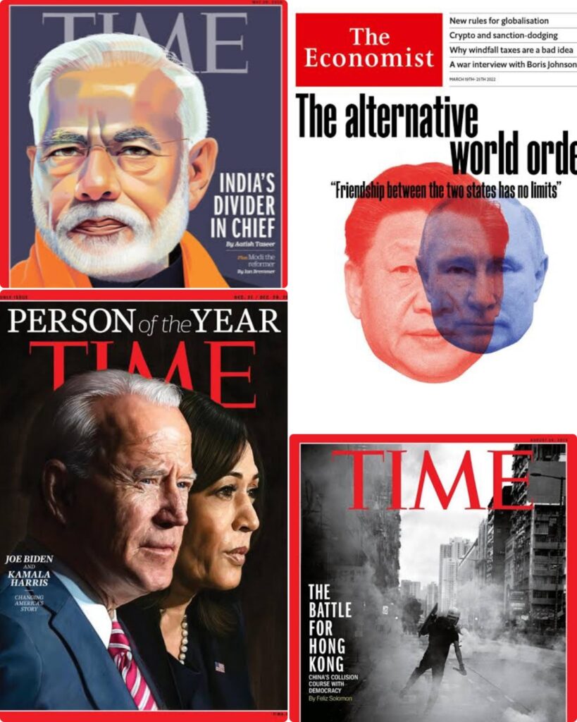 Narendra Modi, Joe Biden, Kamala Harris on Times Magazine 
