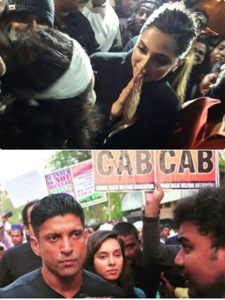 Bollywood actors in anti CAA protest 